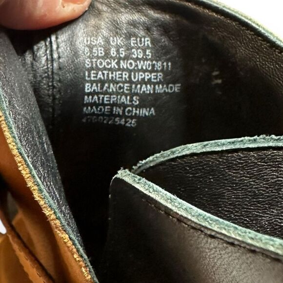 1883 BY WOLVERINE Women’s Brown and Black Leather 1000 Mile Bonny Pull-On Boots - Picture 9 of 10